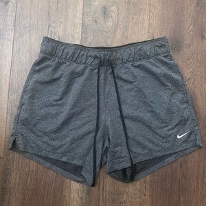 Nike Women’s Dark Gray Athletic Shorts with Drawcord